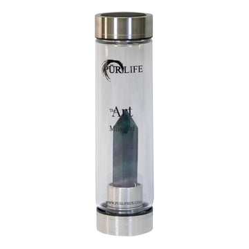 Rainbow Gemstone Water Bottle